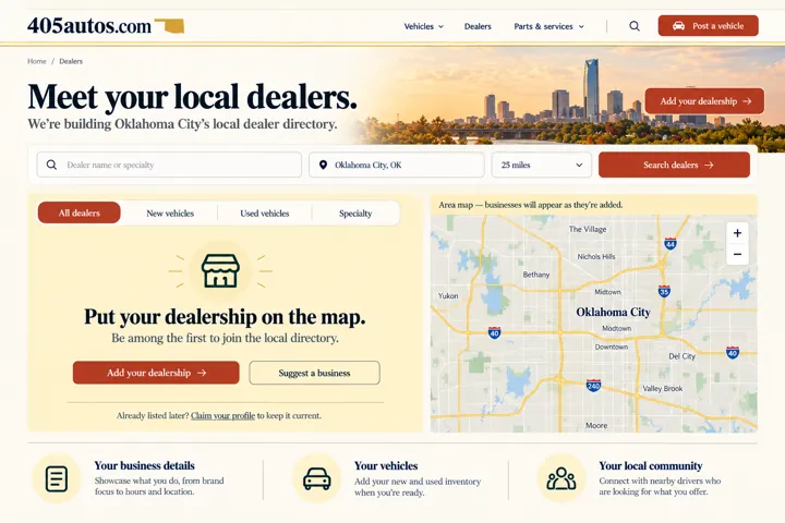 Oklahoma City dealer directory