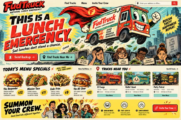 FudTruck: National lunch emergency