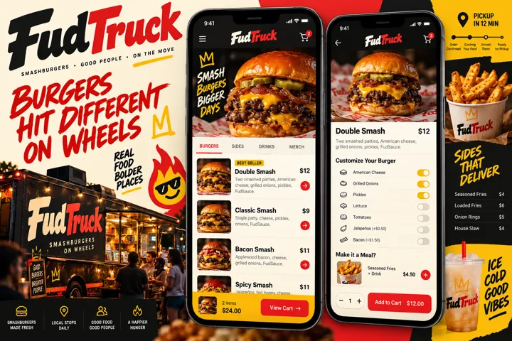 FudTruck Street Icon Ordering UI