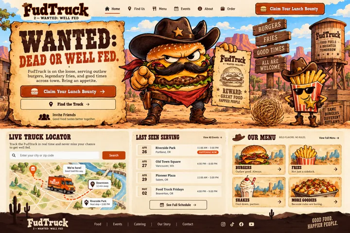 FudTruck’s Wild West Lunch Bounty