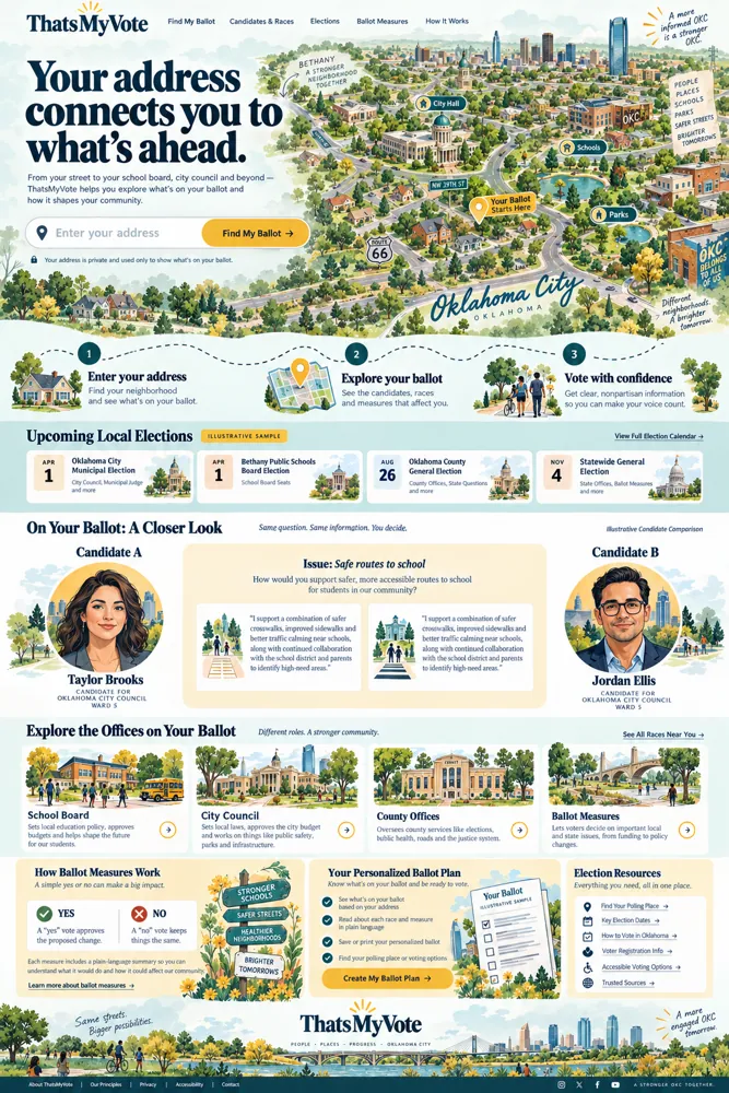 Explore your ballot across Oklahoma City