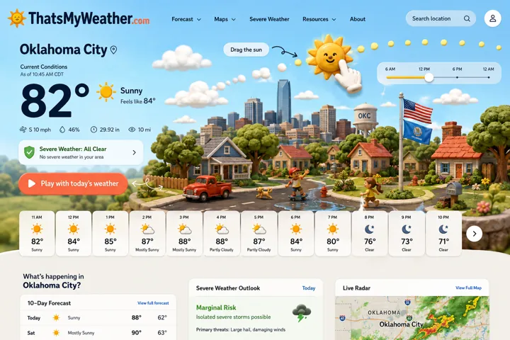 Oklahoma City weather playground