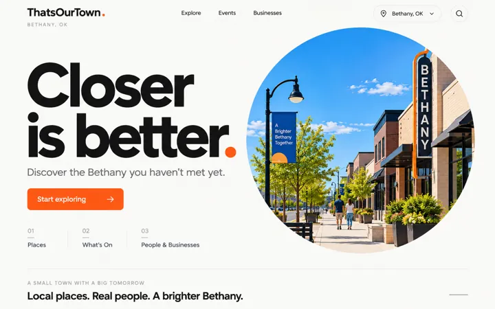 Bethany, closer by design